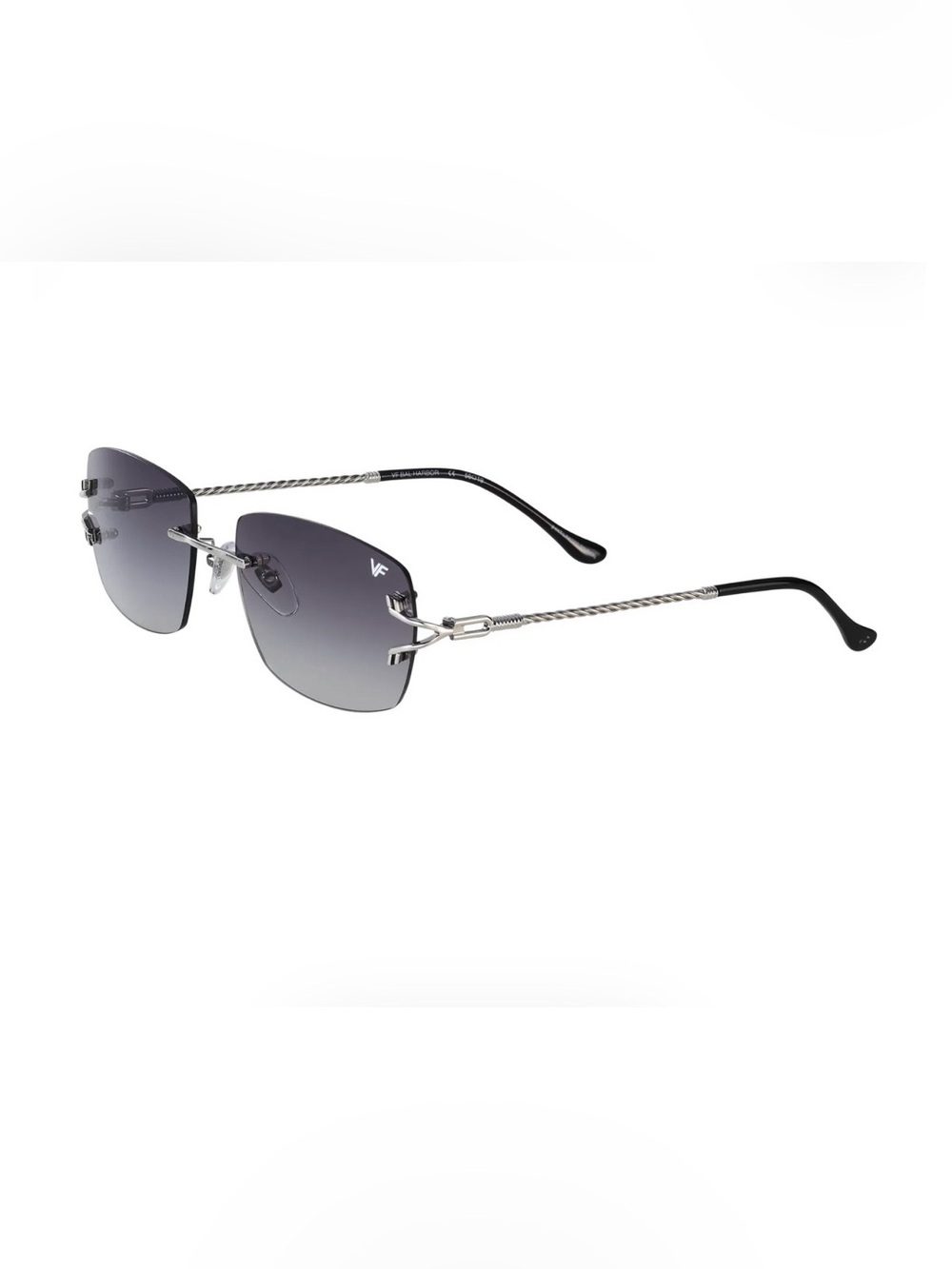 BAL HARBOUR RIMLESS DRILL MOUNT 24KT WHITE GOLD